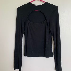 Emma & Sam cutout long sleeve top